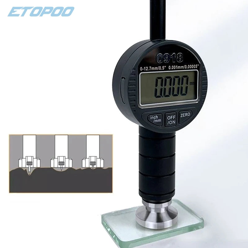 Industrial Surface Roughness & Anchor Profile Gauge – Portable Digital Surface Inspection Meter