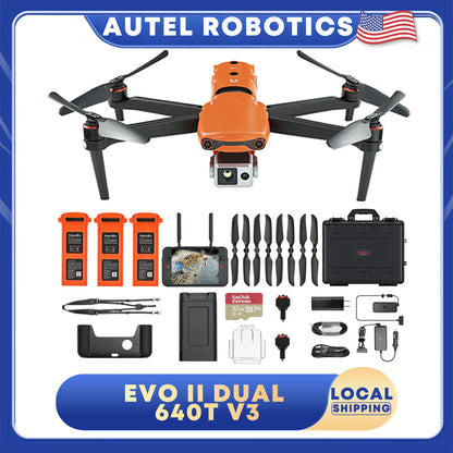 Autel EVO II Dual 640T V3 Thermal Inspection Drone – 6K Imaging & Industrial Survey System