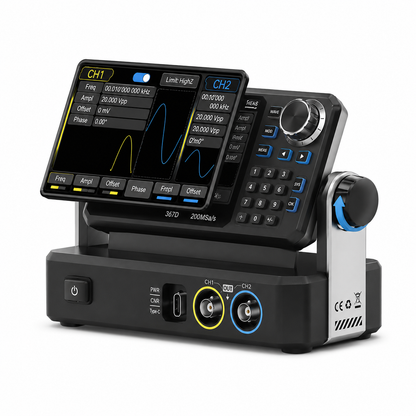 367D Dual-Channel Function Generator – 200MSa/s Arbitrary Waveform Signal Generator for Industrial Testing & Calibration