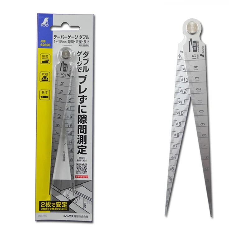 SHINWA Penguin Taper Gauge – Precision Gap & ID Measuring Tool