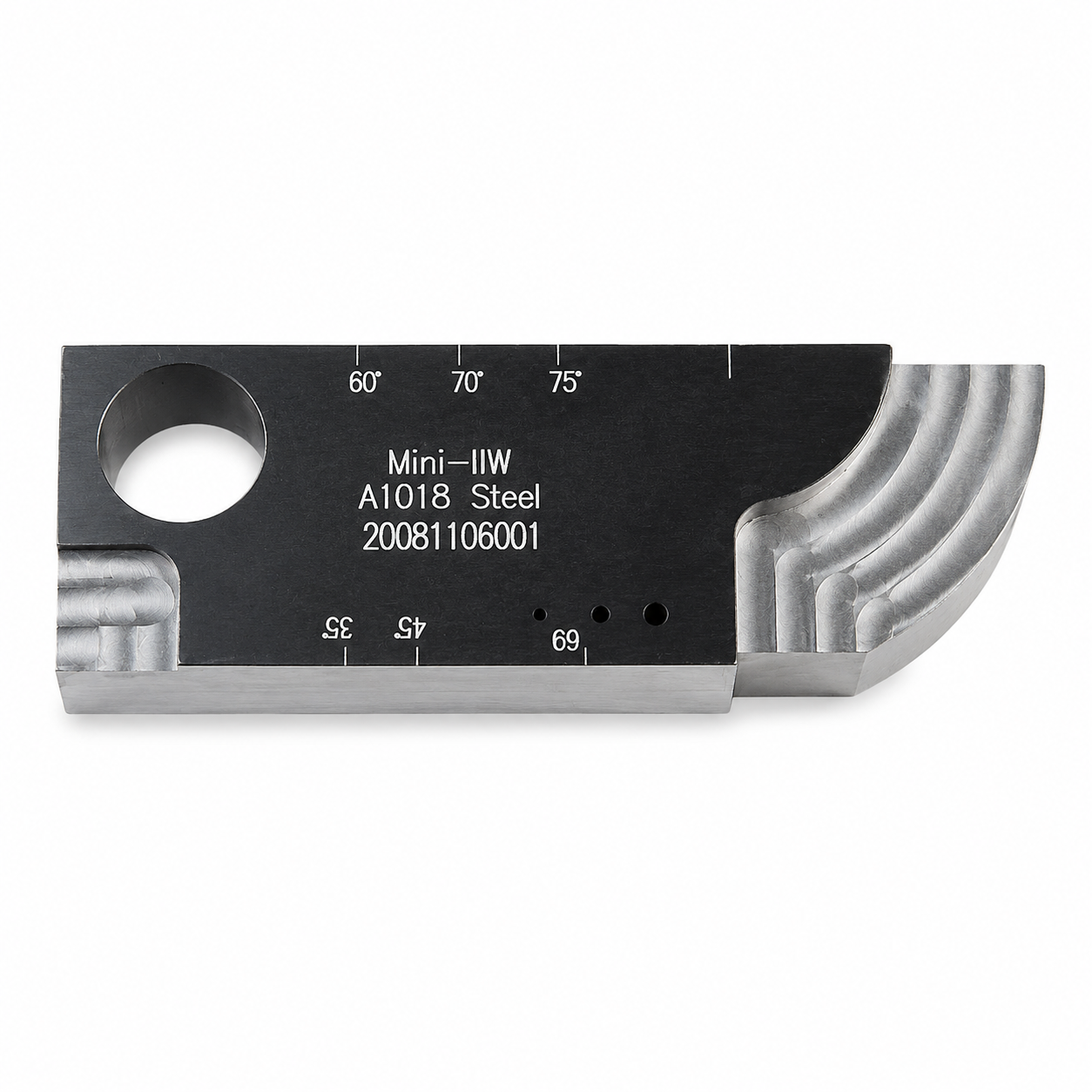 Mini IIW Ultrasonic Calibration Block