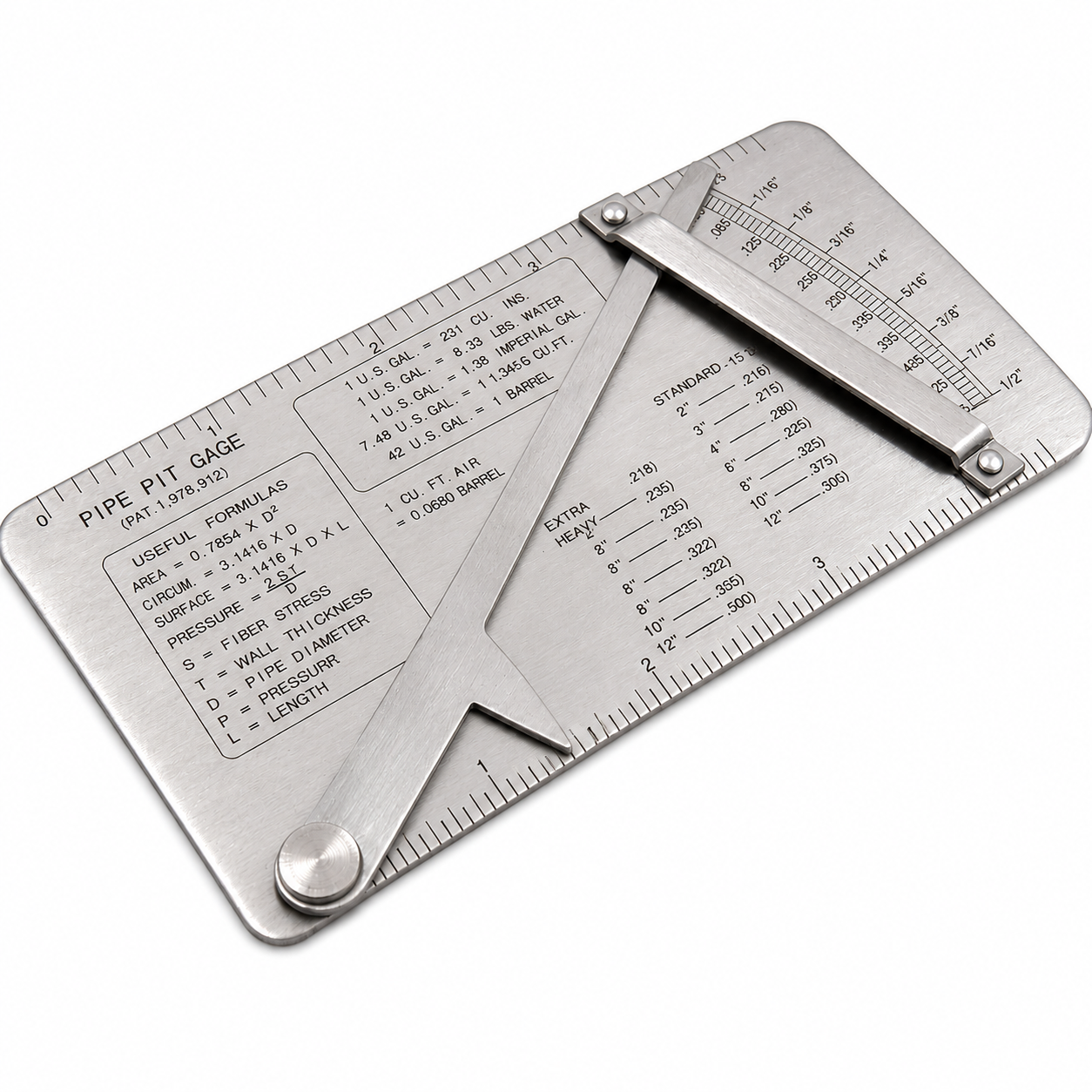 Pipe Pit Welding Gauge – Pipeline Weld Inspection Measuring Tool