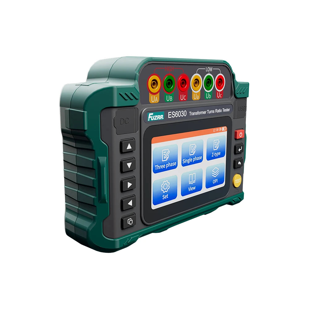 Professional Transformer Turns Ratio Tester – TTR Meter for Three-Phase Transformers, PT & CT Testing