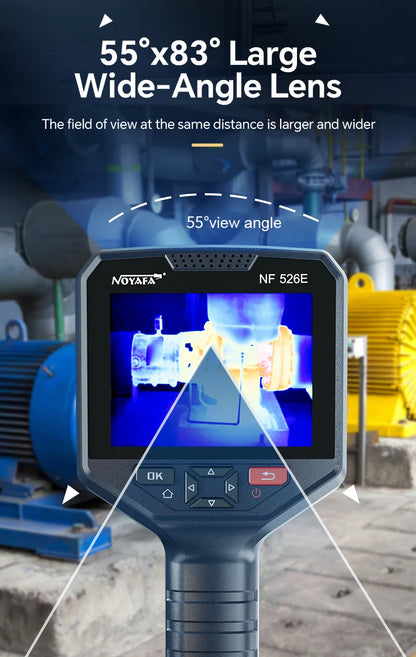 Industrial Thermal Imaging Camera 256×192 – 25Hz Infrared Inspection Camera with 720P Visual Fusion