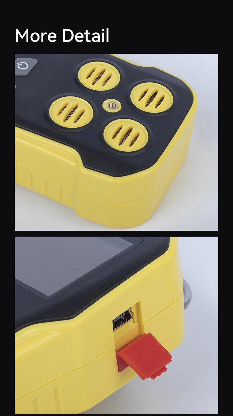 Bosean BH-4A Portable 4-Gas Detector – O₂, H₂S, CO & LEL Multi-Gas Monitor