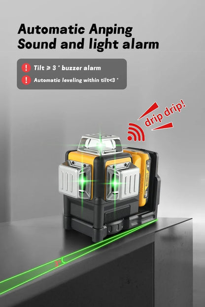 DEWALT 360° Green Laser Level 12 Lines
