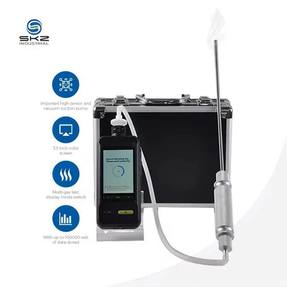 Portable Gas Monitoring Detector 2-in-1 PID Sensor for O3 C2H4 with Gift Suitcase Indoor Outdoor Air Quality Detection