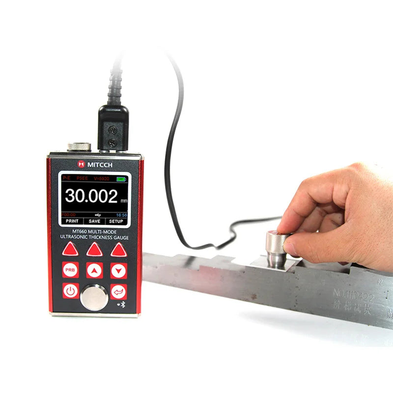 MT660 Ultrasonic Thickness Gauge – Through-Coating Corrosion & Wall Thickness Inspection Meter