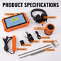 Professional Underground Pipe Water Leak Detector – Smart Ultrasonic Indoor & Outdoor Leak Detection System
