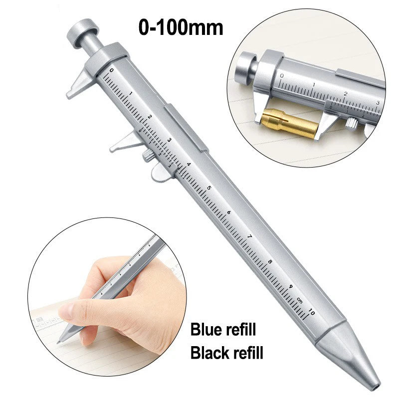 Precision Vernier Caliper Ballpoint Pen – Multifunction Measuring Tool