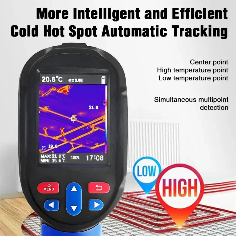 Industrial Thermal Imaging Camera 120×90 IR Resolution – 2.8" Display, -4°F to 1022°F
