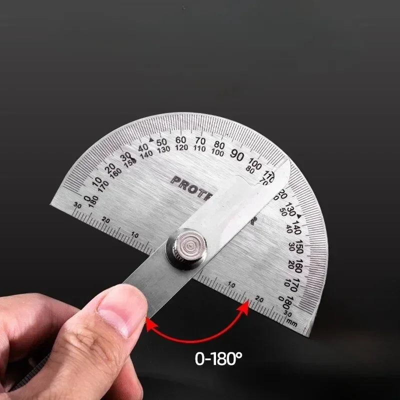 Stainless Steel Goniometer – Precision Angle Measuring Ruler