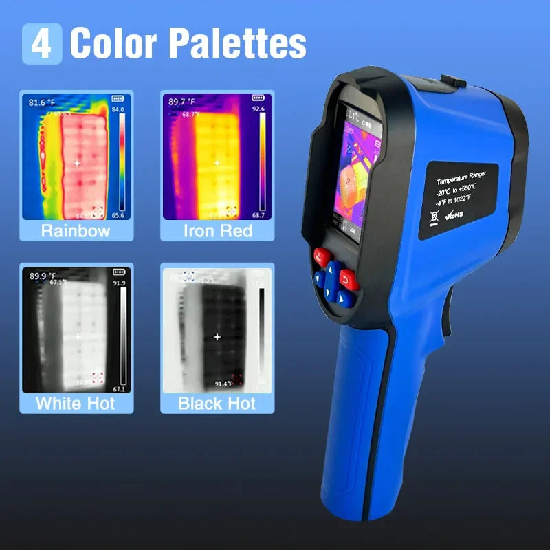 Industrial Thermal Imaging Camera 120×90 IR Resolution – 2.8" Display, -4°F to 1022°F