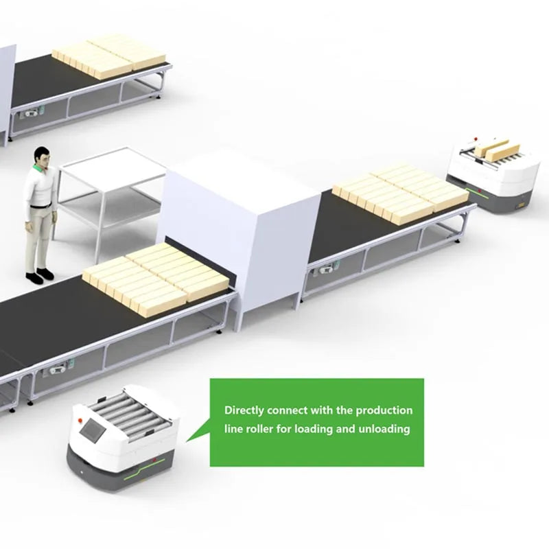 1-Ton Autonomous AGV Mobile Robot – Smart Warehouse Material Handling System