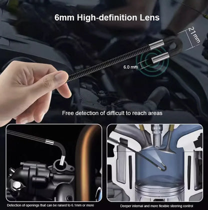 360° Articulating Industrial Borescope – HD Inspection Camera