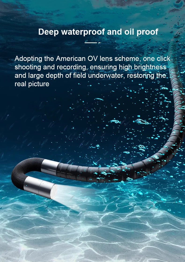360° Articulating Industrial Borescope – HD Inspection Camera