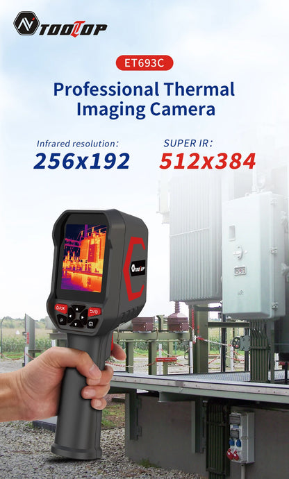 TOOLTOP ET693C Thermal Imaging Camera – 2-in-1 IR & Visible Inspection Imager