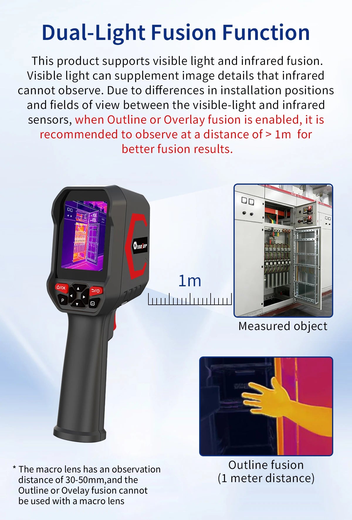 TOOLTOP ET693C Thermal Imaging Camera – 2-in-1 IR & Visible Inspection Imager