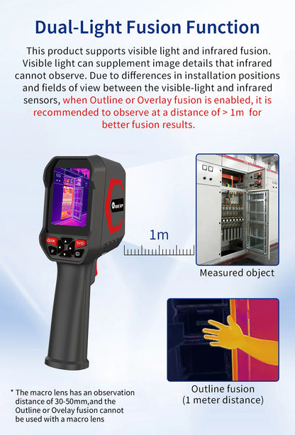 TOOLTOP ET693C Thermal Imaging Camera – 2-in-1 IR & Visible Inspection Imager