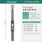 MoveCrab Digital Torque Wrench – 3/8" & 1/2" Drive Angle Torque Meter 3–340 N·m for Industrial Maintenance