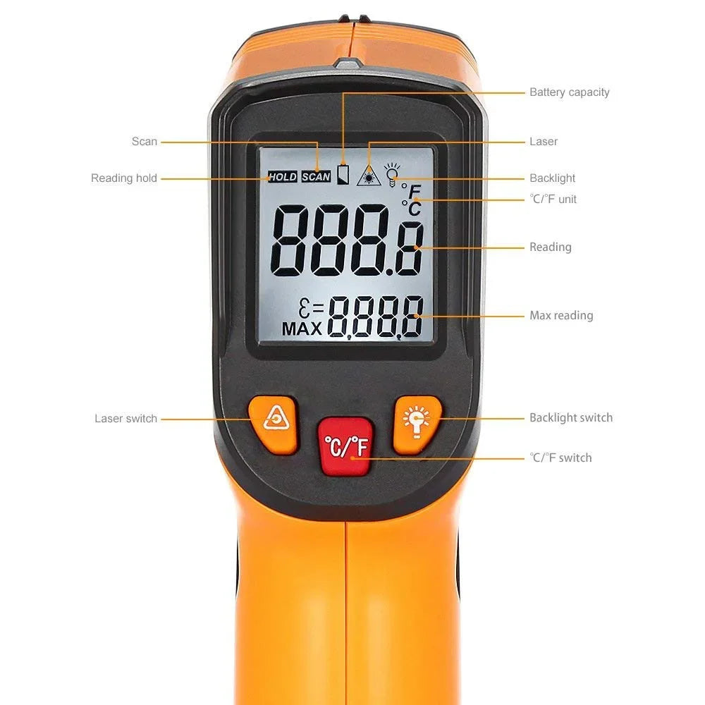 Infrared Laser Thermometer Gun GM320