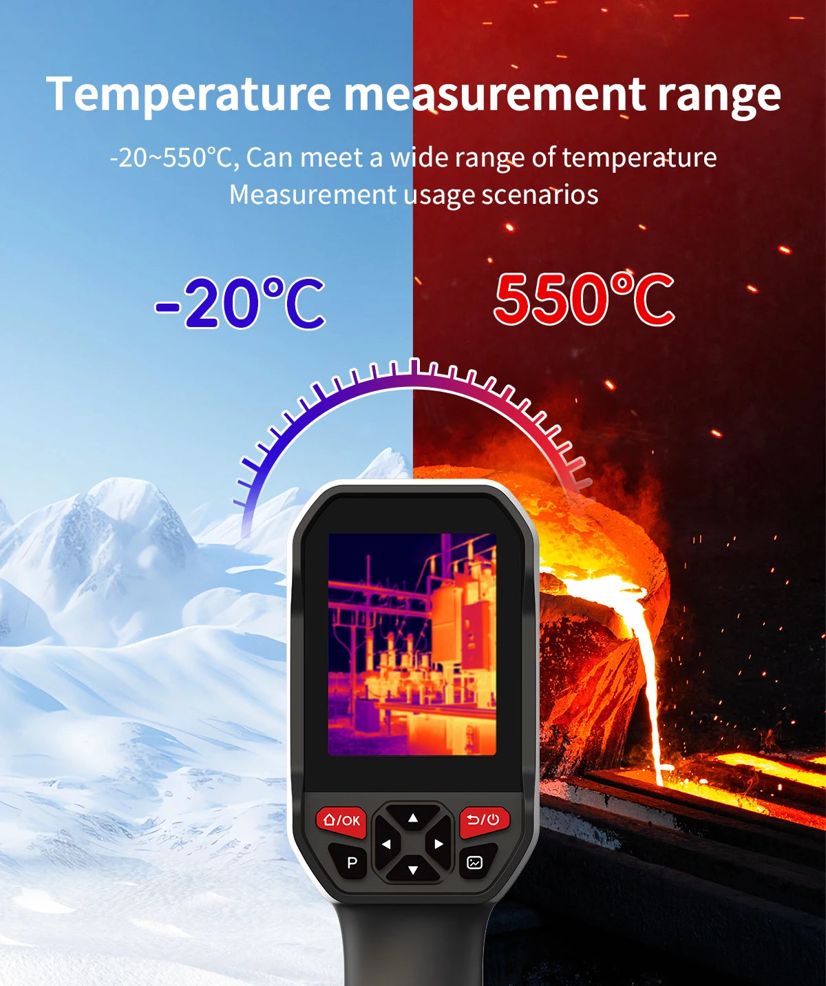 TOOLTOP ET693C Thermal Imaging Camera – 2-in-1 IR & Visible Inspection Imager