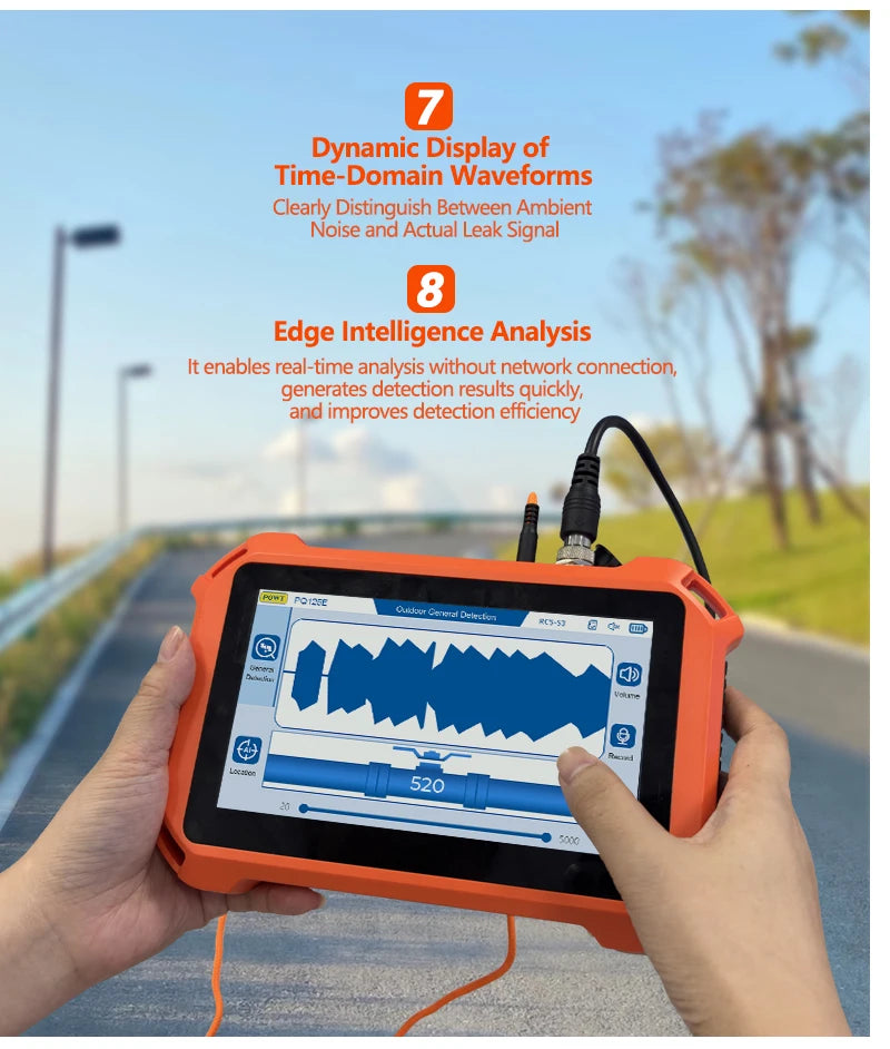 Professional Underground Pipe Water Leak Detector – Smart Ultrasonic Indoor & Outdoor Leak Detection System