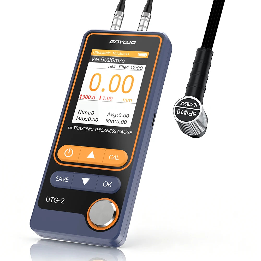 UTG-2 Ultrasonic Thickness Gauge – Industrial NDT Metal Thickness Tester
