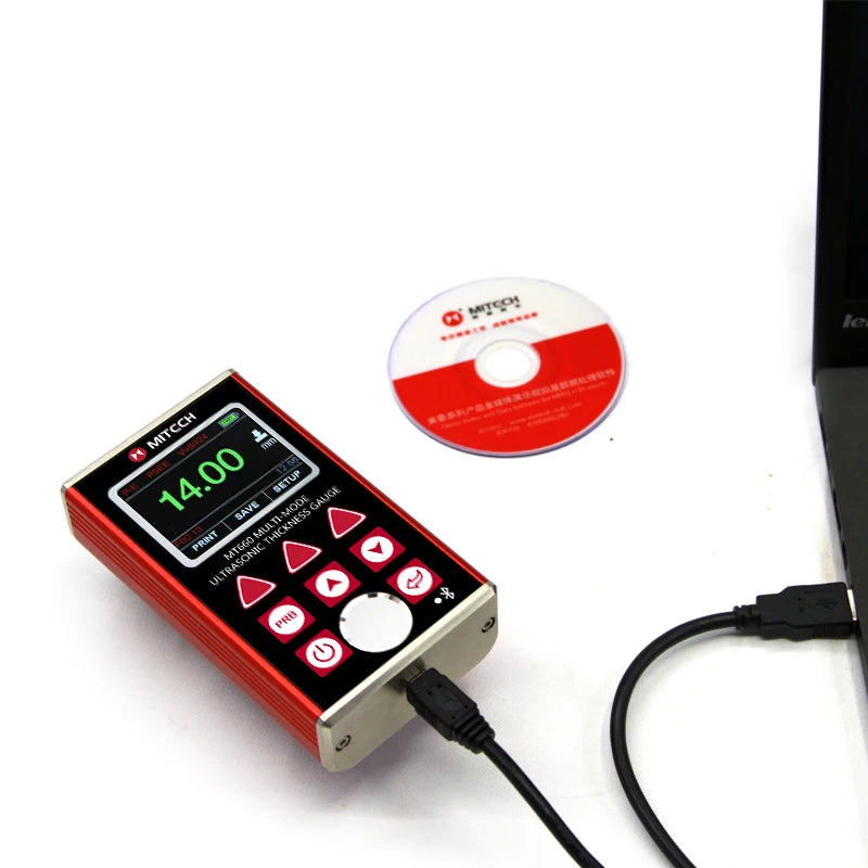 MT660 Ultrasonic Thickness Gauge – Through-Coating Corrosion & Wall Thickness Inspection Meter