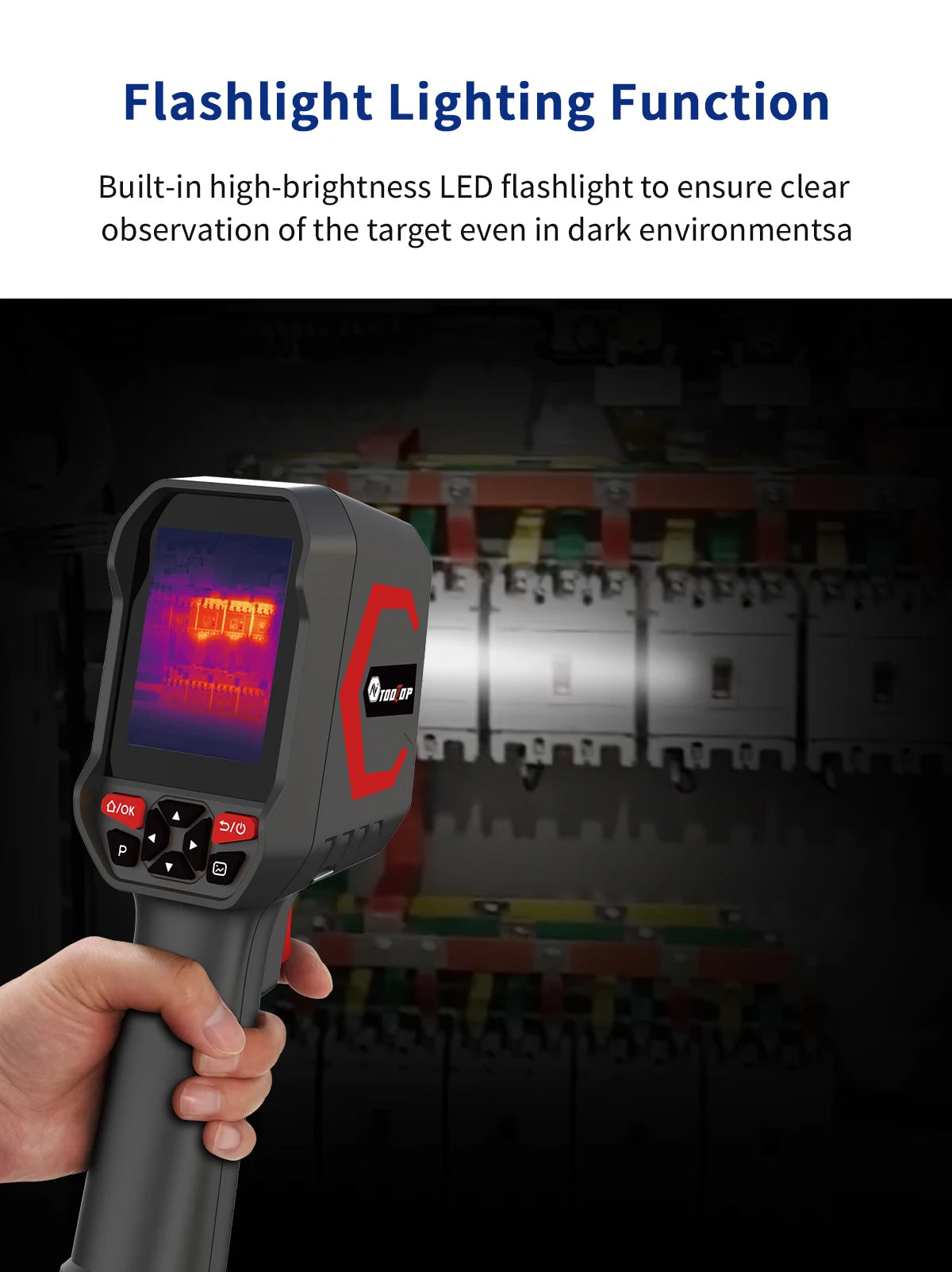 TOOLTOP ET693C Thermal Imaging Camera – 2-in-1 IR & Visible Inspection Imager