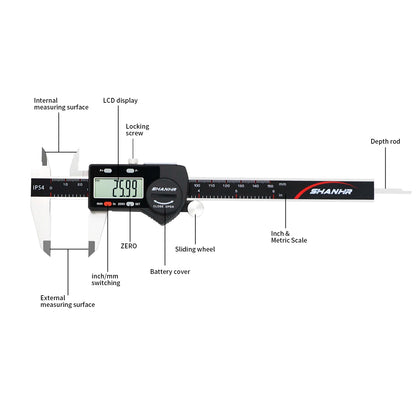 IP54 Digital Vernier Caliper 0-150mm