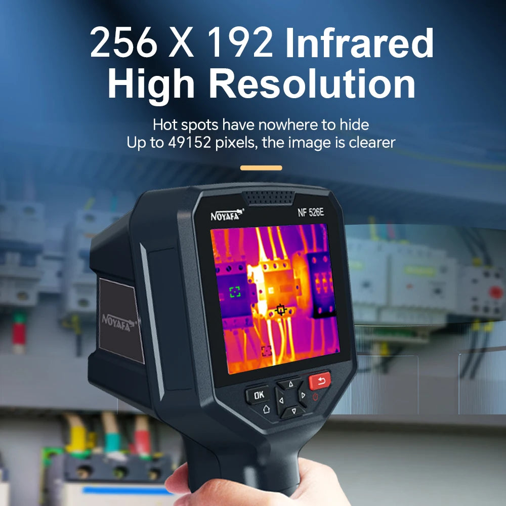 Industrial Thermal Imaging Camera 256×192 – 25Hz Infrared Inspection Camera with 720P Visual Fusion