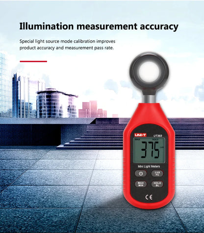 UNI-T UT383BT Digital Lux Meter – Professional Illuminance Tester