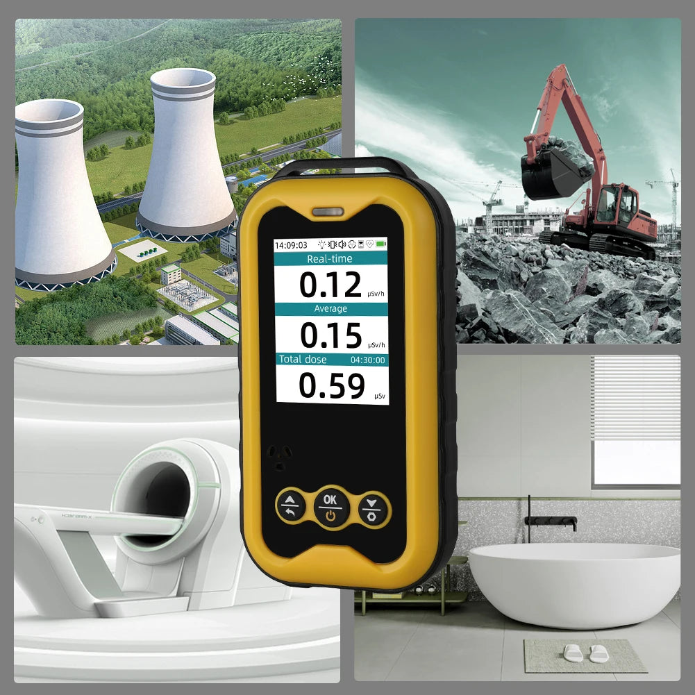 FS5000 Professional Nuclear Radiation Detector – X-Ray, Beta & Gamma Geiger Counter