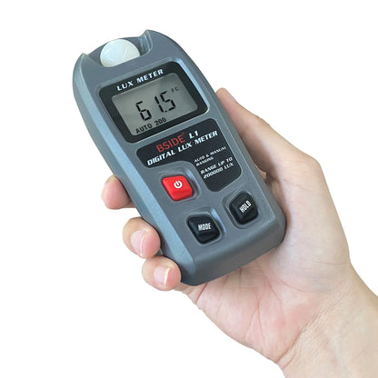 BSIDE Digital Lux Meter – 200,000 Lux Light Measurement Tester