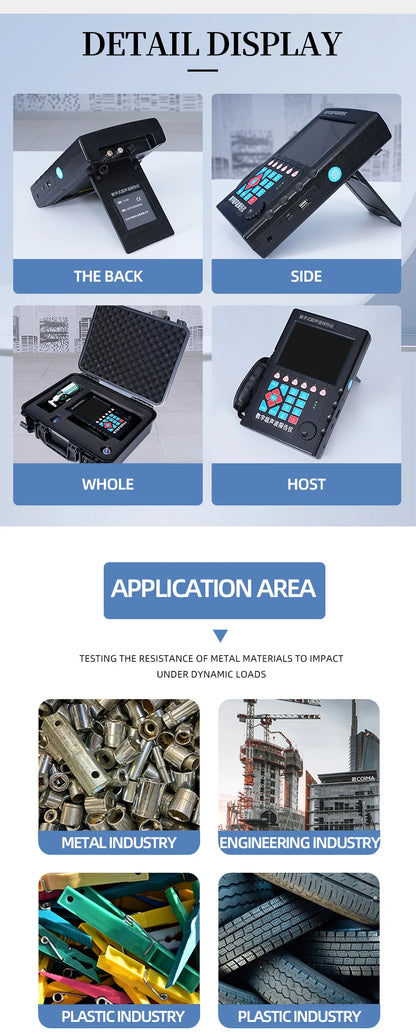 Portable Ultrasonic Flaw Detector – Digital NDT Weld & Pipe Inspector