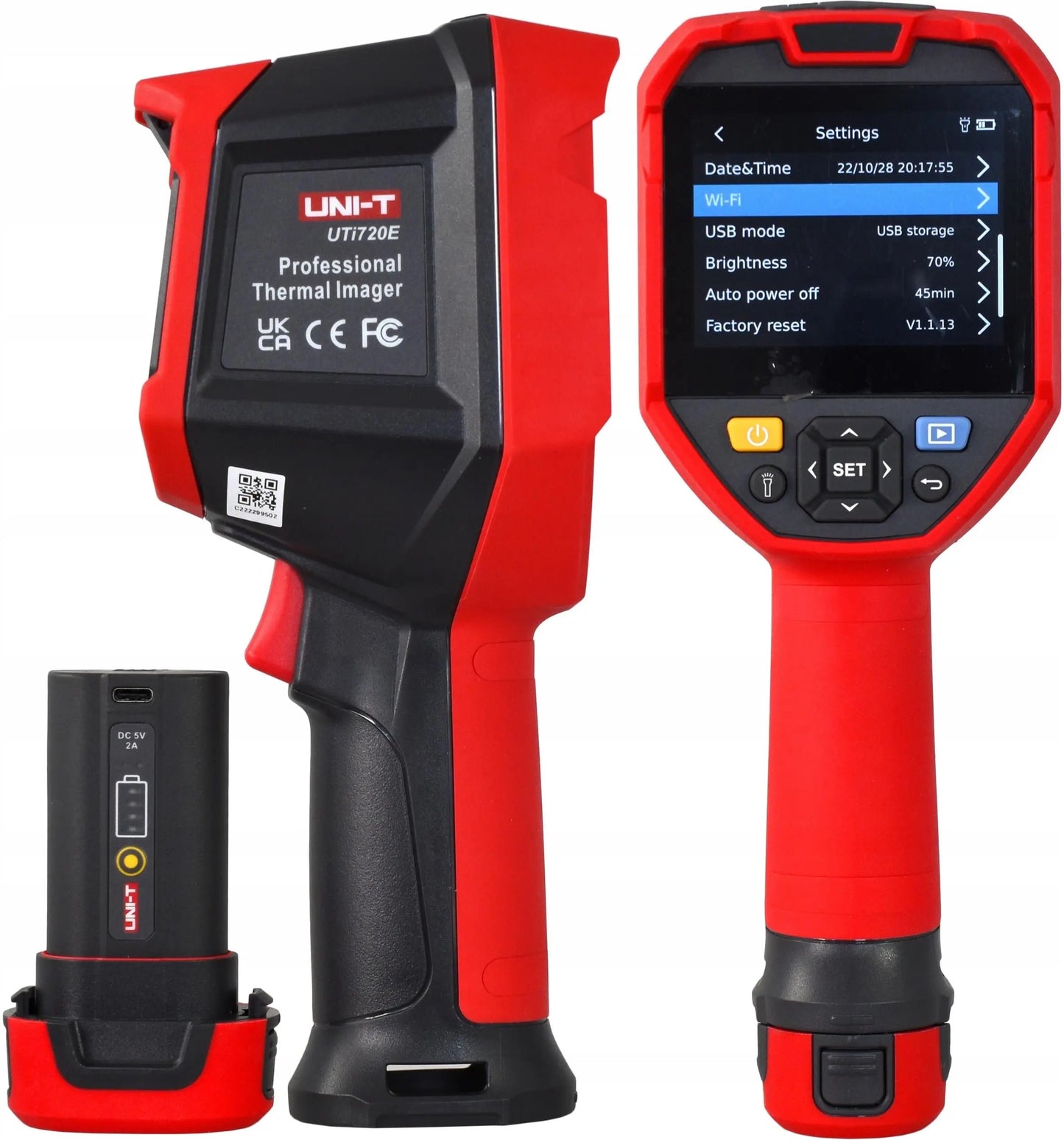 UNI-T UTi720E Professional Thermal Imaging Camera – 256×192 IR Resolution with Wi-Fi