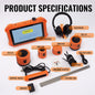 Professional Underground Pipe Water Leak Detector – Smart Ultrasonic Indoor & Outdoor Leak Detection System