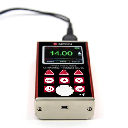 MT660 Ultrasonic Thickness Gauge – Through-Coating Corrosion & Wall Thickness Inspection Meter