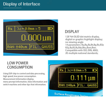 Portable Surface Roughness Meter – Professional Profilometer Tester