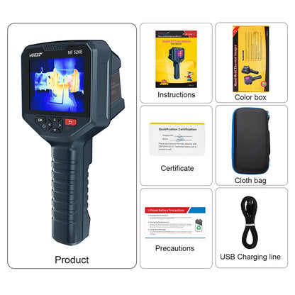 Industrial Thermal Imaging Camera 256×192 – 25Hz Infrared Inspection Camera with 720P Visual Fusion