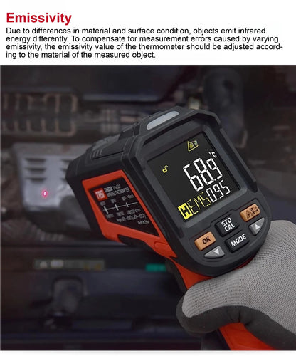 TA603 Industrial Infrared Thermometer Gun