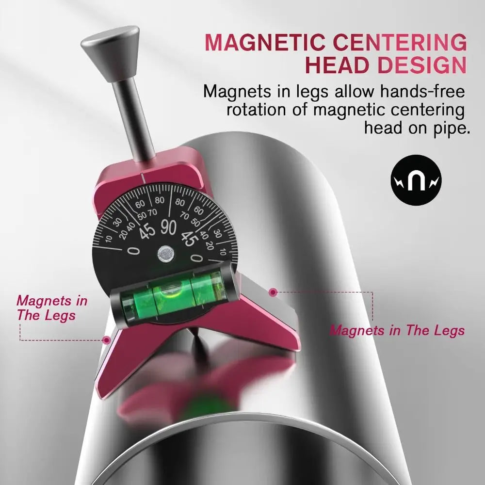Magnetic Pipe Center Finder – Precision Alignment & Marking Tool