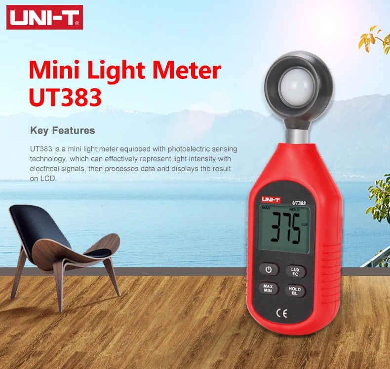 UNI-T UT383BT Digital Lux Meter – Professional Illuminance Tester
