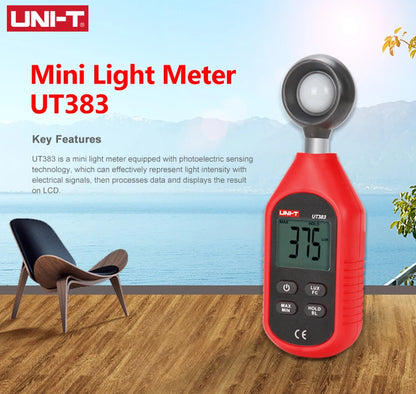 UNI-T UT383BT Digital Lux Meter – Professional Illuminance Tester