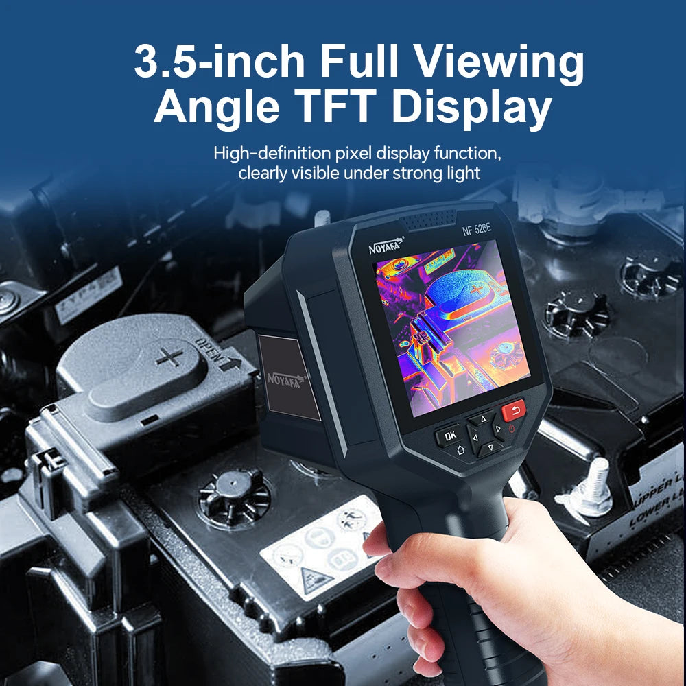 Industrial Thermal Imaging Camera 256×192 – 25Hz Infrared Inspection Camera with 720P Visual Fusion