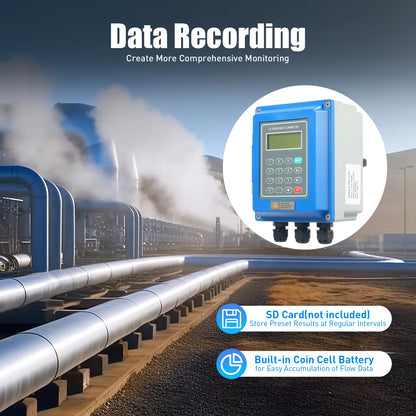 TUF-2000B Ultrasonic Flow Meter – Clamp-On Liquid Flow Measurement System