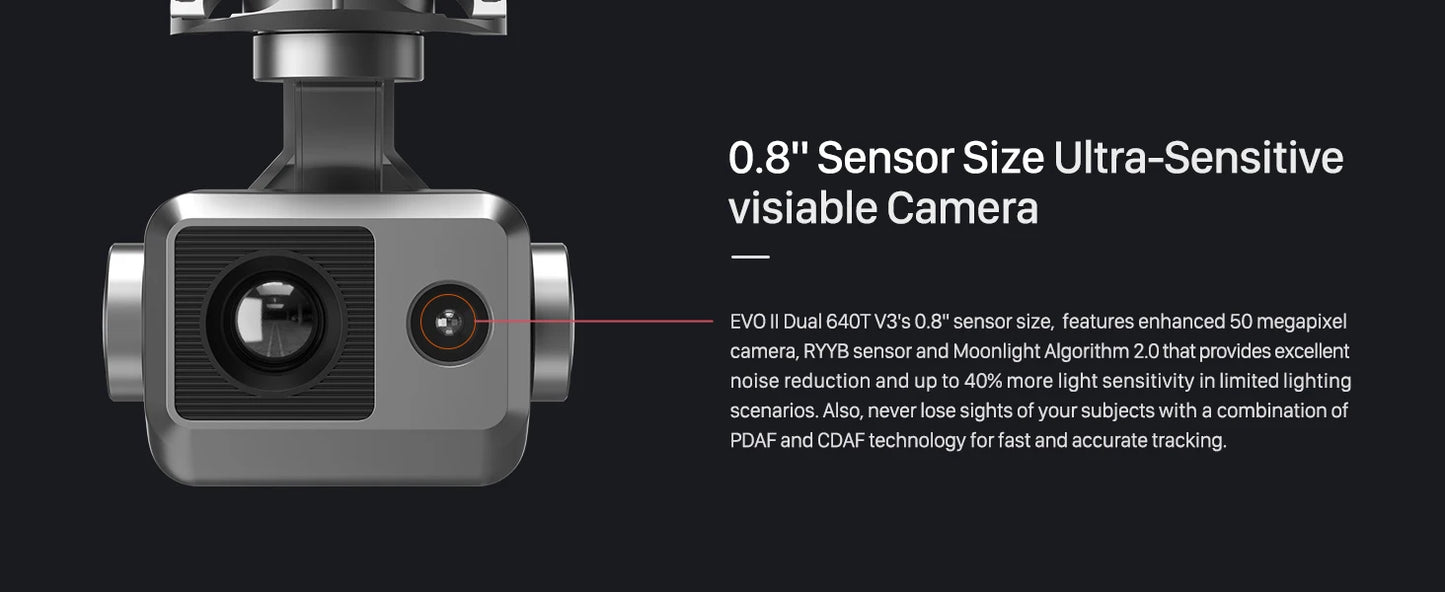 Autel EVO II Dual 640T V3 Thermal Inspection Drone – 6K Imaging & Industrial Survey System