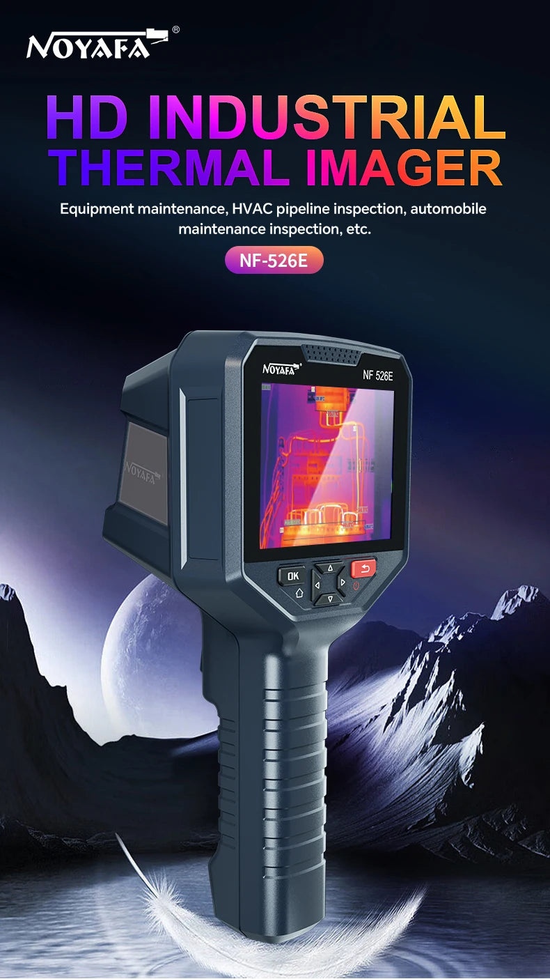 Industrial Thermal Imaging Camera 256×192 – 25Hz Infrared Inspection Camera with 720P Visual Fusion