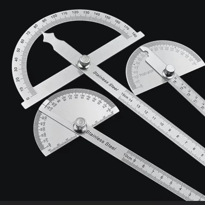 Stainless Steel Goniometer – Precision Angle Measuring Ruler